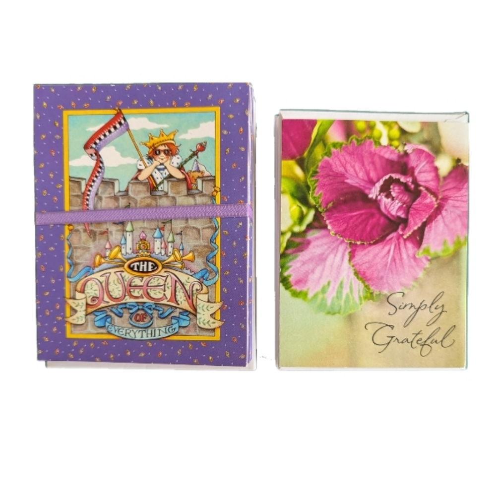 20 Blank Cards: 14 Queen of Everything and 6 Simply Grateful Blank